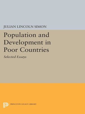 cover image of Population and Development in Poor Countries